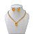 Conjunto Folheado Ouro 18k e Prata 925 Riviera Gota Cravejada - Imagem 1
