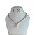 Conjunto Folheado Ouro 18k e Prata 925 Riviera Gota Cravejada - Imagem 1