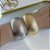 Bracelete Folheado Ouro 18k e Prata 925 Abaulado Trabalhado - Imagem 2