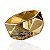 Bracelete Folheado Ouro 18k e Prata 925 Abaulado Triângulos - Imagem 1