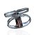 Bracelete Folheado Ouro 18k e Prata 925 Abaulado Vazado - Imagem 3