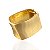 Bracelete Folheado Ouro 18k e Prata 925 Abaulado Quadrado Fosco - Imagem 1