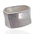 Bracelete Folheado Ouro 18k e Prata 925 Abaulado Quadrado Fosco - Imagem 3