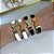 Bracelete Folheado Ouro 18k e Prata 925 Inspired Resinado - Imagem 2