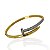 Bracelete Folheado Ouro 18k Inspired Prego Cravejado - Imagem 1