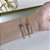 Pulseira Folheada Ouro 18k e Prata 925 Corações Cravejado - Imagem 4