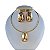 Conjunto Aro Bijuteria Gota - Imagem 1