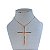 Colar Folheado Ouro 18k Cruz Cravejada Colors - Imagem 1