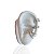 Kit 3 Piercing Fake Folheado Ouro 18k e Prata 925 Corações Cravejado - Imagem 2