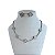 Conjunto Folheado Ouro 18k e Prata 925 Riviera Trevos Inspired Cravejado - Imagem 2