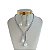 Conjunto Folheado Ouro 18k e Prata 925 Riviera Gota Pérola Cravejada - Imagem 2