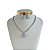 Conjunto Folheado Ouro 18k e Prata 925 Riviera Gota Cravejada - Imagem 2