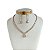 Conjunto Folheado Ouro 18k e Prata 925 Riviera Gota Cravejada - Imagem 1