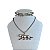 Conjunto Folheado Ouro 18k e Prata 925 Malha Tigre - Imagem 2
