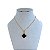Colar Folheado Ouro 18k Trevo Cristal - Imagem 1