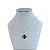 Colar Folheado Prata 925 Trevo Cristal - Imagem 3