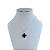 Colar Folheado Prata 925 Trevo Cristal - Imagem 1