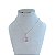 Colar Folheado Prata 925 Trevo Cristal - Imagem 5