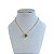 Colar Folheado Ouro 18k e Prata 925 Trevo Cristal Cravejado - Imagem 5