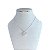 Colar Folheado Ouro 18k e Prata 925 Trevo Cristal Cravejado - Imagem 4