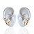 Trio Brincos Folheado Ouro 18k e Prata 925 Borboleta - Imagem 1