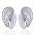 Trio Brincos Folheado Ouro 18k e Prata 925 Borboleta - Imagem 2