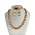 Conjunto Folheado Ouro 18K e Prata 925 Elos - Imagem 1