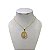 Colar Folheado Ouro 18k e Prata 925 Nossa Senhora - Imagem 1