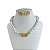 Conjunto Folheado Ouro 18k e Prata 925 Inspired Cravejado - Imagem 1