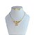 Conjunto Folheado Ouro 18k e Prata 925 Espírito Santo Cravejado - Imagem 1