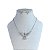 Conjunto Folheado Ouro 18k e Prata 925 Espírito Santo Cravejado - Imagem 2