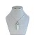 Colar Folheado Prata 925 Pedra Ponta Cristal - Imagem 5