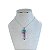 Colar Folheado Prata 925 Pedra Ponta Cristal - Imagem 10