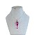 Colar Folheado Prata 925 Pedra Ponta Cristal - Imagem 9