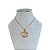 Colar Folheado Ouro 18k Nossa Senhora Strass - Imagem 1