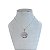 Colar Folheado Prata 925 Pet Strass - Imagem 1