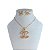 Conjunto Folheado Ouro 18k e Prata 925 Inspired Cravejado - Imagem 1