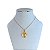 Colar Folheado Ouro 18k Country Chapéu - Imagem 1