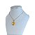 Colar Folheado Ouro 18k Country Chapéu - Imagem 2