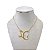 Colar Folheado Ouro 18k e Prata 925 Borboleta - Imagem 1