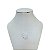 Colar Folheado Ouro 18k Fio de Silicone Flor - Imagem 1