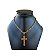 Corrente Masculina Aço Inoxidável Crucifixo Pai Nosso - Imagem 1