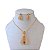 Conjunto Folheado Ouro 18k e Prata 925 Nossa Senhora Cravejada - Imagem 1