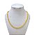 Choker Folheado Ouro 18k e Prata 925 Riviera Navetes - Imagem 1