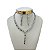 Conjunto Folheado Ouro 18k e Prata 925 Serpente Cravejada - Imagem 2