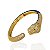Bracelete Folheado Ouro 18k e Prata 925 Tigre Cravejado - Imagem 1