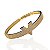 Bracelete Folheado Ouro 18k e Prata 925 Inspired Cravejado V - Imagem 1
