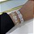 Pulseira Bijuteria Dourado e Prata Strass - Imagem 2