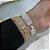 Pulseira Bijuteria Dourado e Prata Strass - Imagem 4