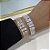 Pulseira Bijuteria Dourado e Prata Strass - Imagem 2